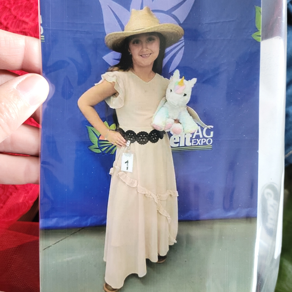 Charming Cream Kids Casual Dress